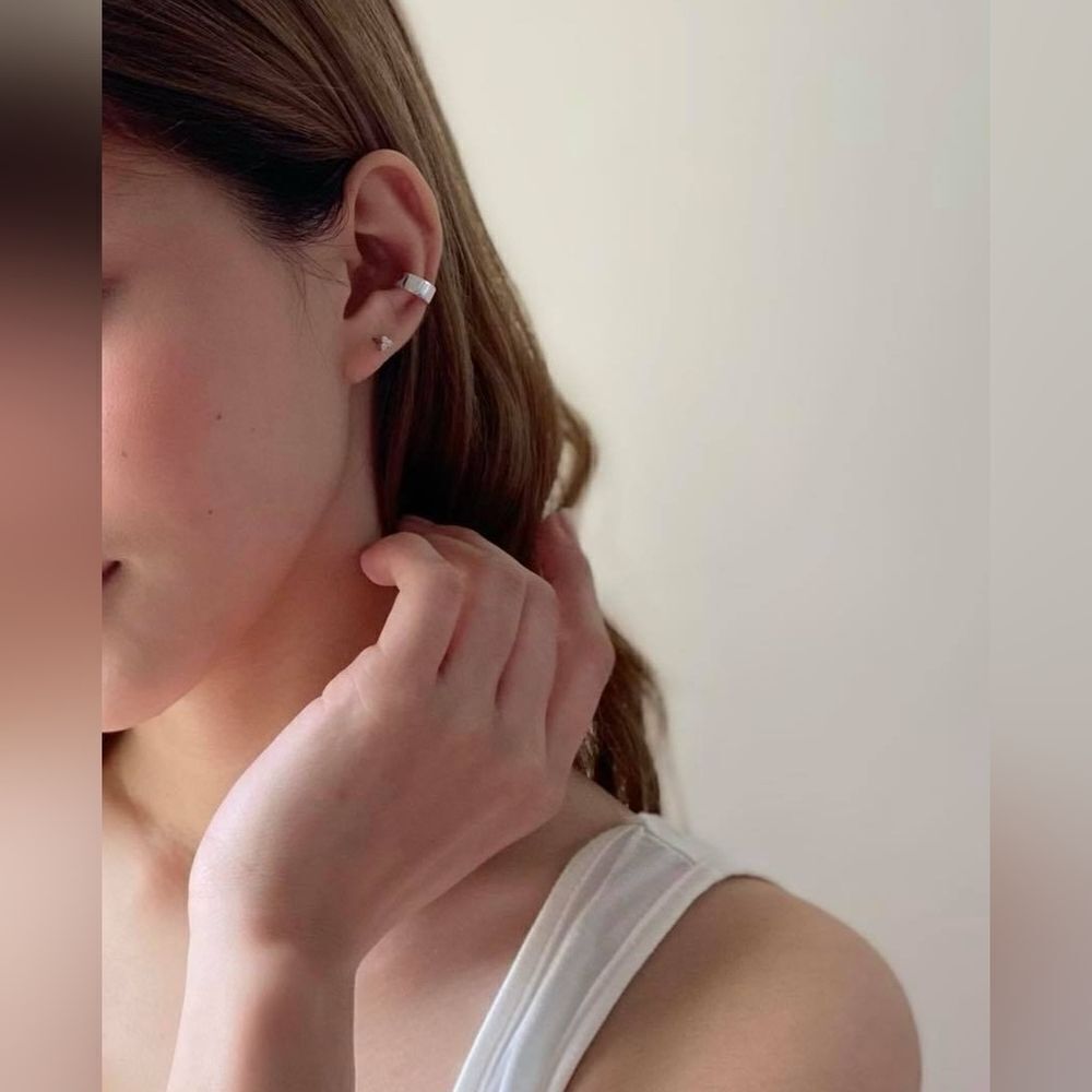 Cuff Earring Women's 925 Silver